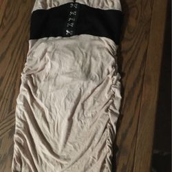 Short Beige Dress