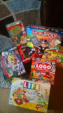Lot of board games like new!