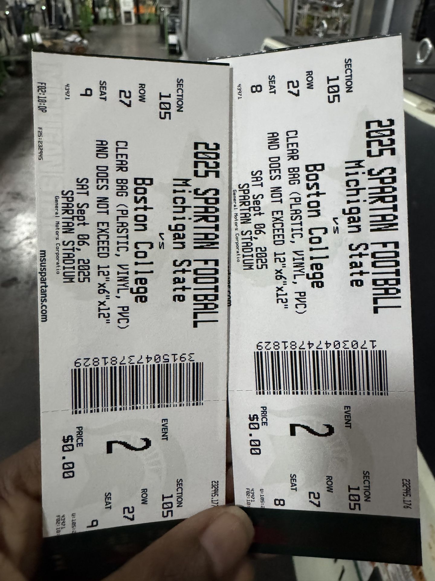 Michigan State Tickets