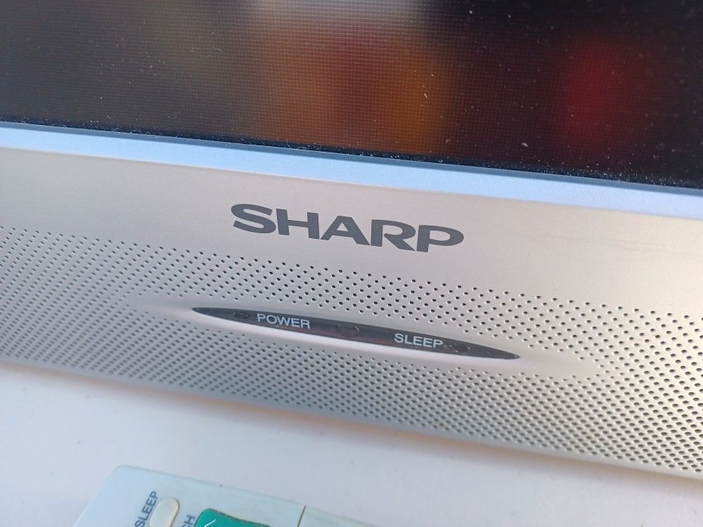 Sharp TV....great for the kitchen or childs room.