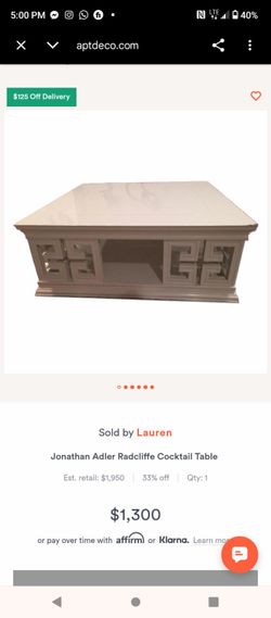 Cocktail table