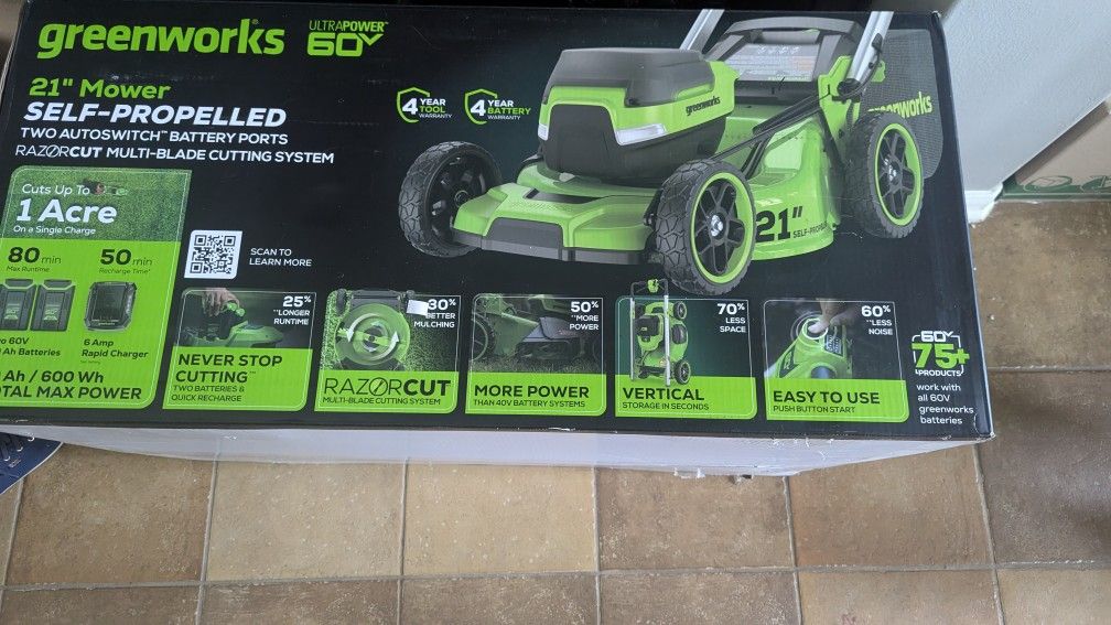 Brand New Lawn Mower Still In Box