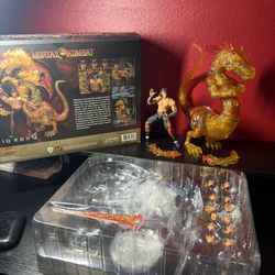 Storm collectibles EXCLUSIVE Liu Kang action figure w/ fire dragon mortal kombat
