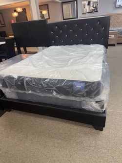 Full Size Bed with Mattresses