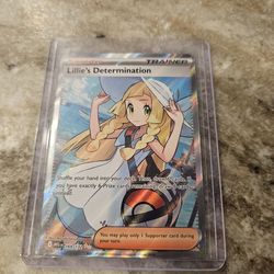 Lillie's Determination 2025 Pokemon Mega Evolution Ultra Rare #169