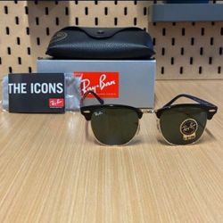 Rayban Sunglasses Clubmaster Model 3016 51mm Lentes Ray Ban 