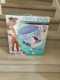 Homedics foot salon elite.  New in box with remote.
