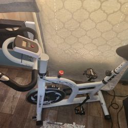 $50 Exercise Cycling For Home White Great Condition 