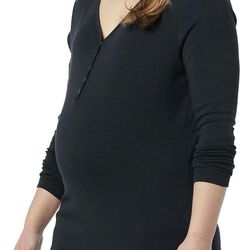 Amazon Essentials Women's Maternity Nursing Slim-Fit Henley Shirt