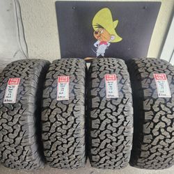 265/70/17 BF Goodrich Tires (4)