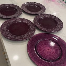 Set Of Purple Chargers