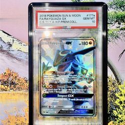 Rayquaza GX 177a Hidden Fates PSA 10