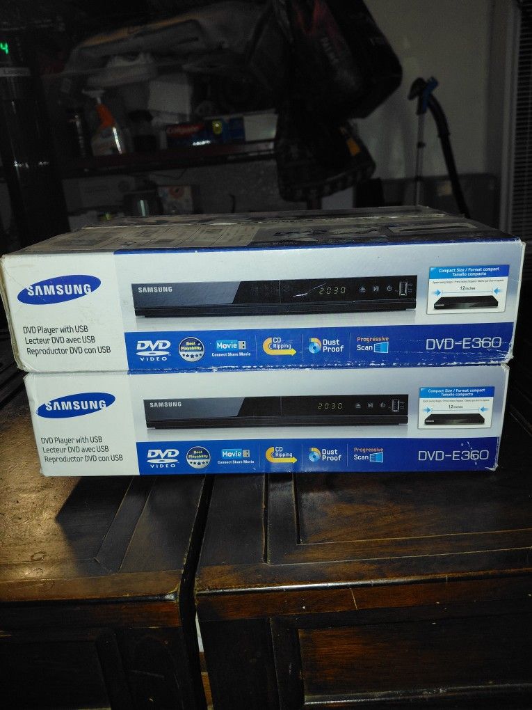 I Have 2 New Samsung DVD Players.   30 Each