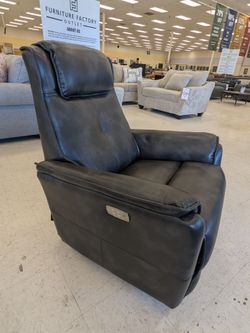Jeremy Electric Swivel Recliner Graphite