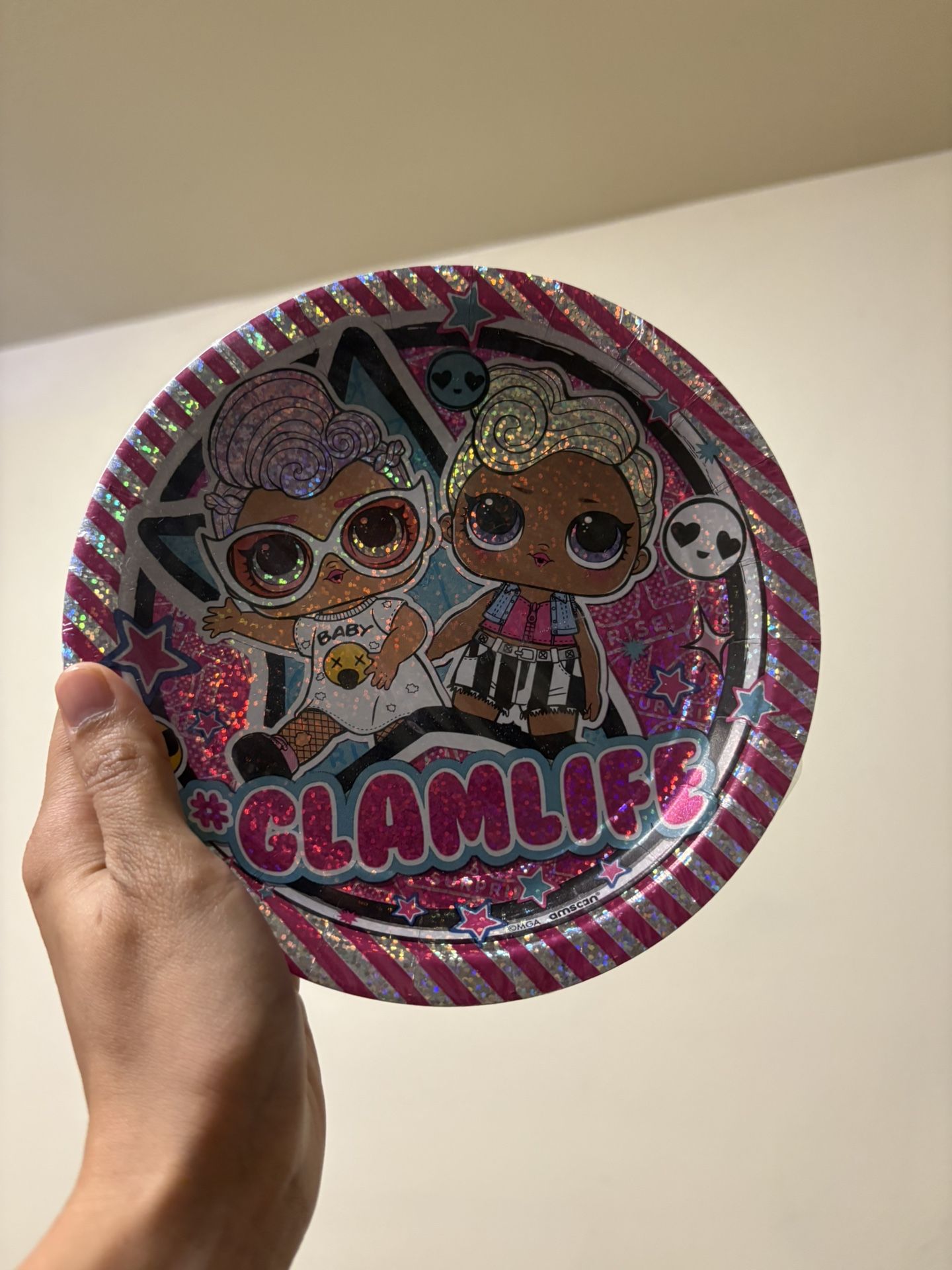 LOL Surprise! 'Together 4 Eva' Prismatic Small Paper Plates (8ct)