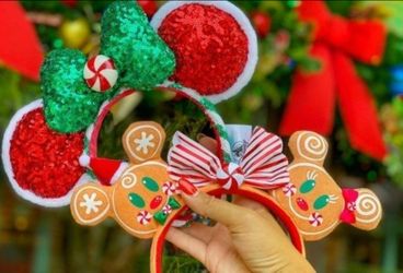 Disneyland perpenmint and Gingerbread earsheaband