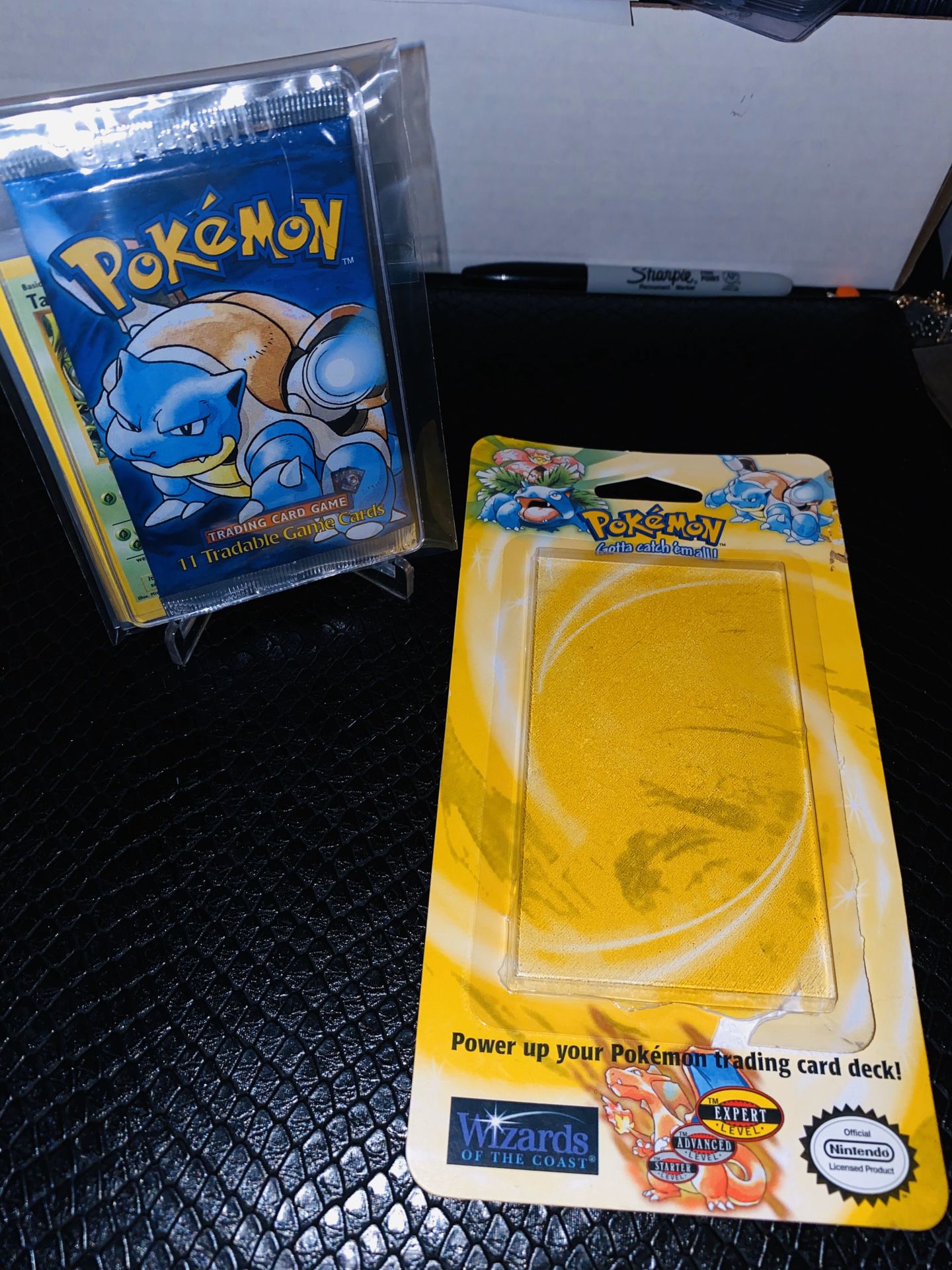 Pokemon Shadowless Booster Pack Opened