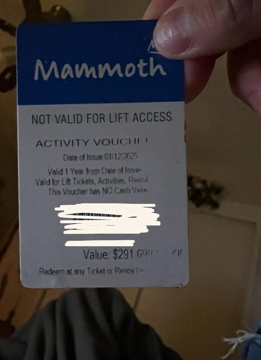 Mammoth Voucher