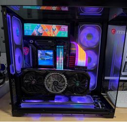 Lian Li Vision AMD Ryzen 9 Gaming Pc ASROCK Rx 6800xt Taichi 1TB Corsair 32gb