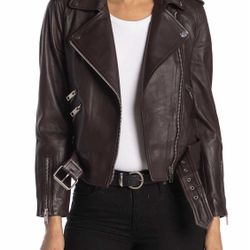 Walter Baker Leather Biker Jacket