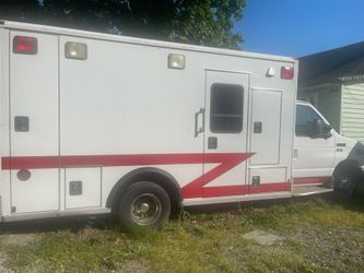 2006 ford e350 diesel ambulance