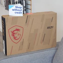 MSI Gaming Laptop Brand New - $1 DOWN TODAY, NO CREDIT NEEDED