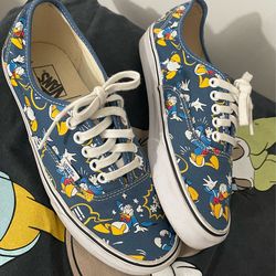 VANS Disney Donald Duck Mens 8 Women's 9.5 Sneakers Shoes