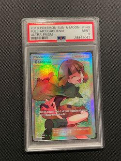 Gardenia Full Art PSA Graded 9 *MINT* Sun & Moon Ultra Prism 149/156 Trainer Pokemon Slab CGC Waifu BGS
