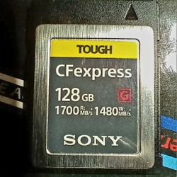 Sony CFexpress 128GB Tough Type B Memory Card