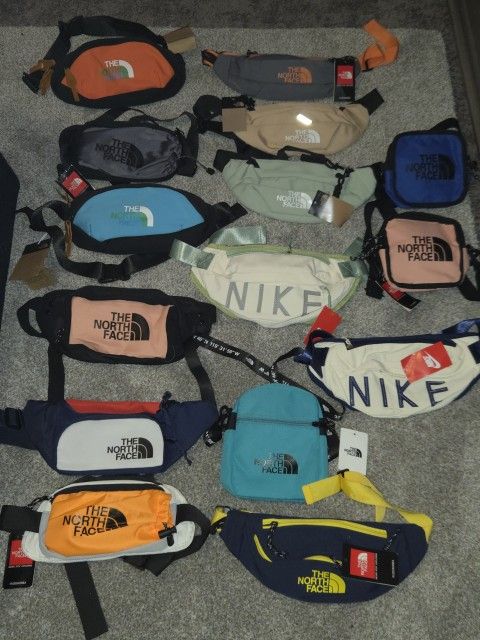 The North Face And Nike. Backpacks of shoulder, crossing or waist, Unisex.