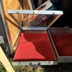 5 Glass Top Display Cases