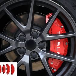 Tesla Model Y Red Brake Caliper Covers