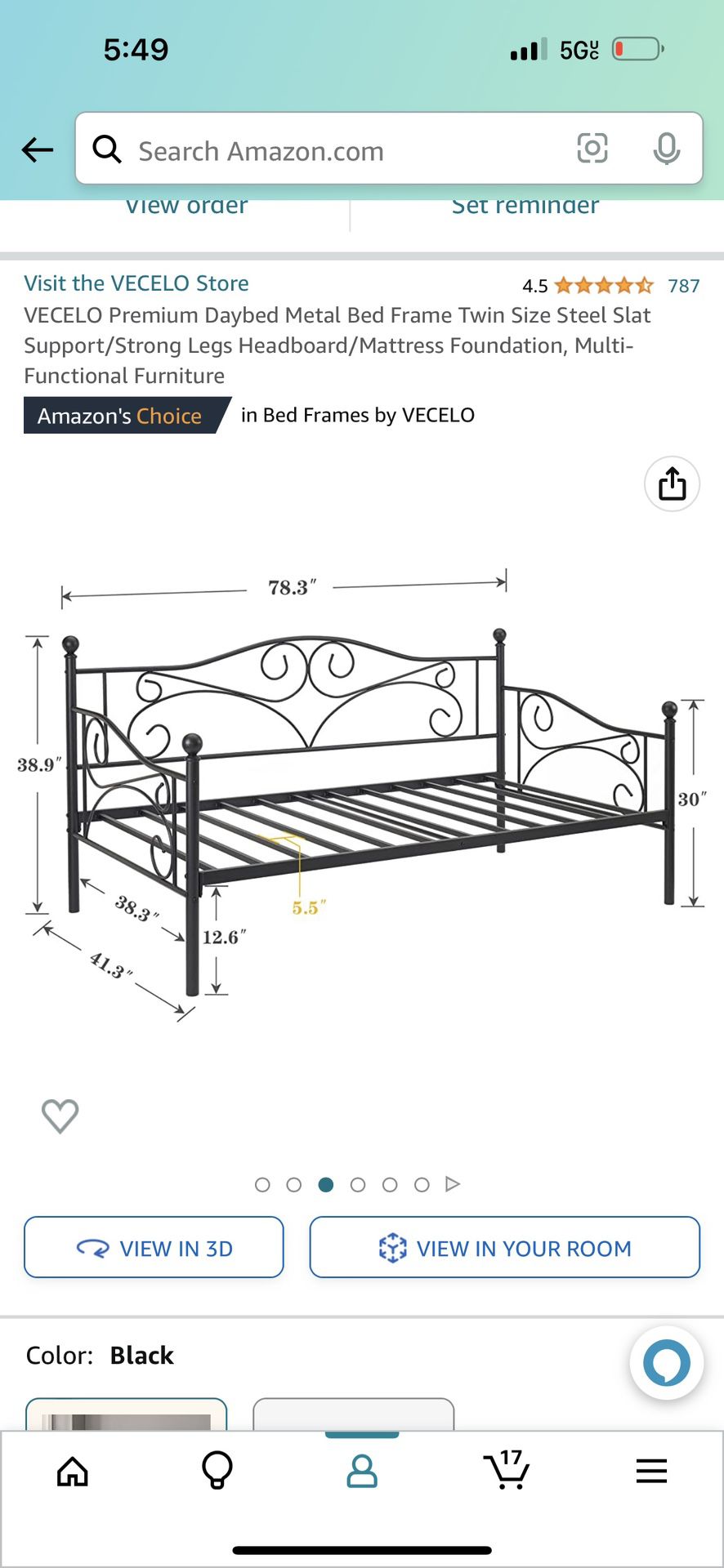 Daybed With Accessories 