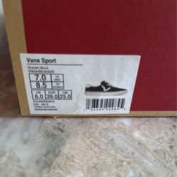 Vans Sport Suede Black 