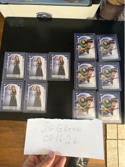 D23 TOPPS ELSA ANNA , woody buzz promo card cards