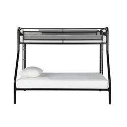 Metal Twin/Full Bunk Bed for Small Space Thumbnail