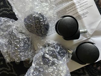 5 new wheels for desk chair indoor chair office black