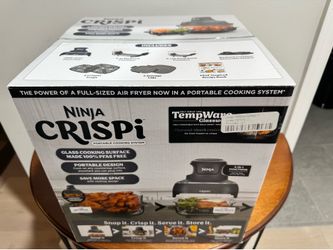 Brand New Ninja Crispi 4-in-1 Portable Glass Air Fryer Cooking System