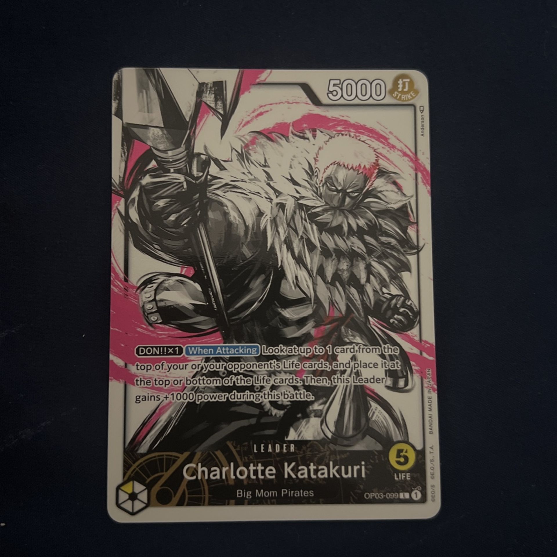 ONE PIECE CARD GAME OP03-099 L Charlotte Katakuri