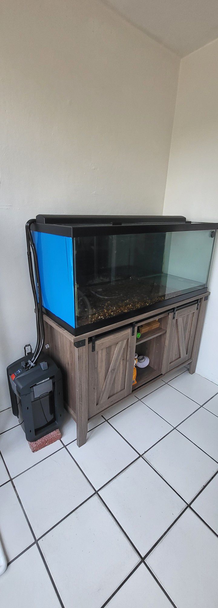 75 Gallon Fish Tank/ Aquarium With Stand And Filter
