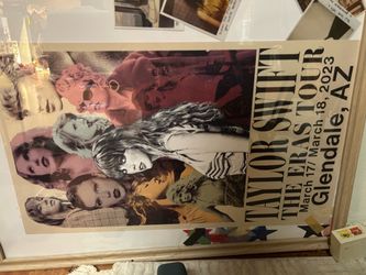 Taylor Swift Eras Tour poster from Glendale, AZ - Van Nuys
