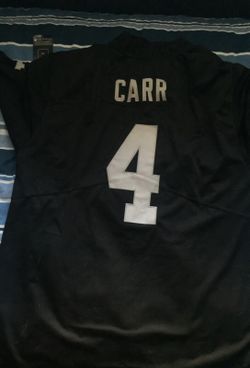 Oakland Raiders Derek Carr black jersey