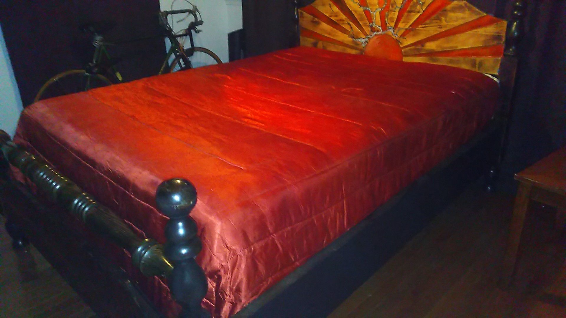 Custom queen size bed frame