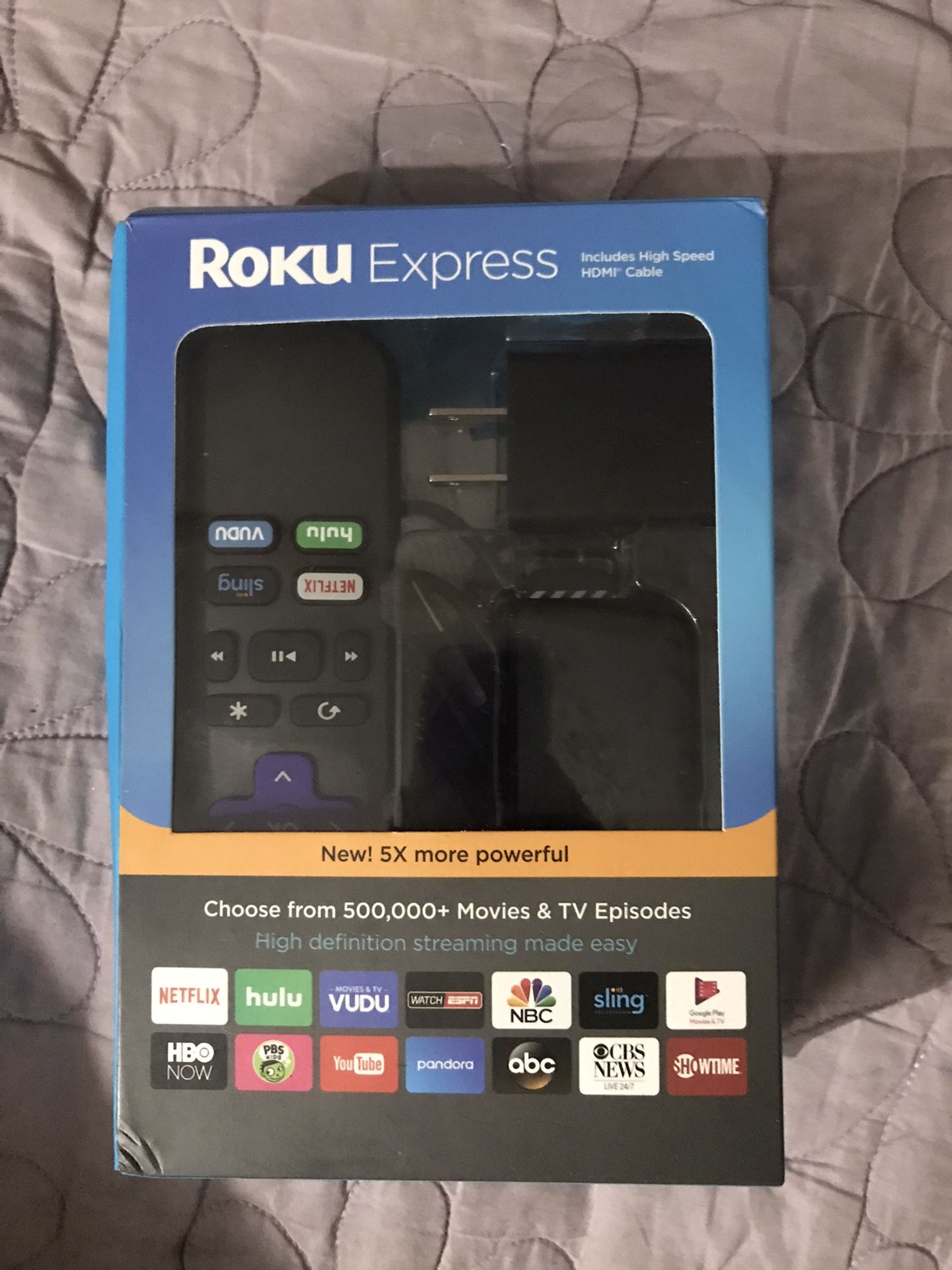 Roku express, New 5x more powerful!