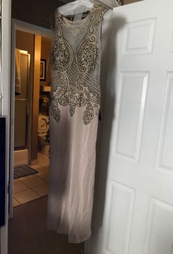 New Nuevo vestido de fiesta color beige