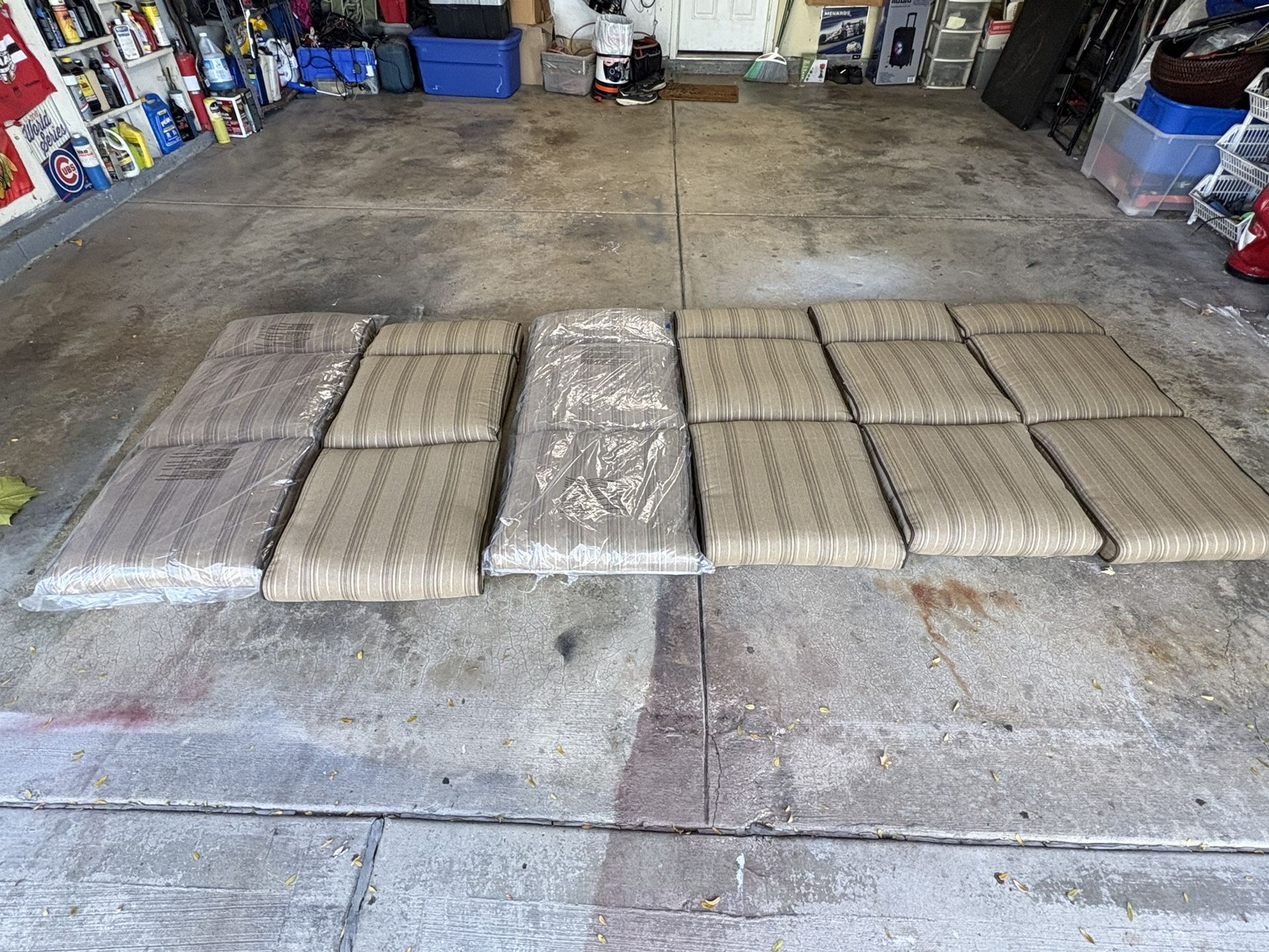 lot of 6 brand new outdoor lounge chair cushions patio furniture lounge pillows