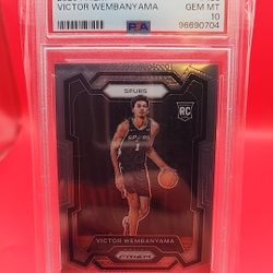 2024 Prizm Victor Wembanyama Bas Psa 10 