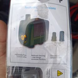 Small Water Pump For Tank Or Fountain, 75g/H