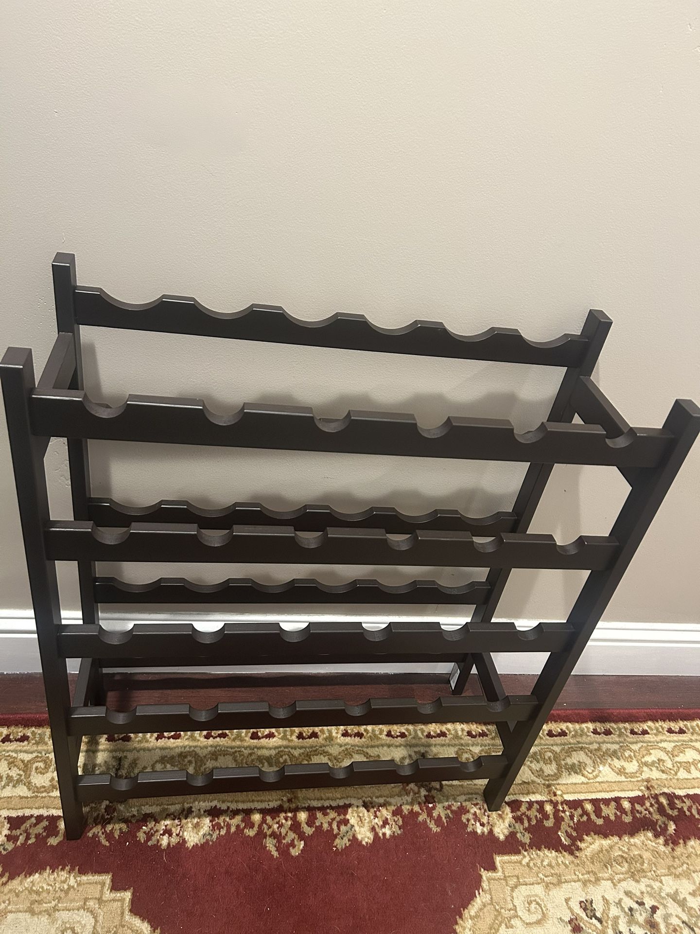 30 Bottle Wooden Wine Rack