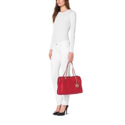 SUSANNAH QUILTED LARGE SHOPPER TOTE BAG